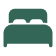 Minimalist bed icon design